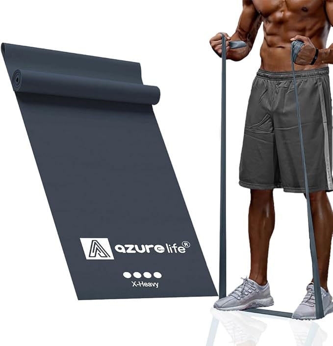 Professional 8 Yards Bulk Resistance Bands Rolls or 5,6,7 ft. Long Non-Latex Elastic Exercise Bands, Stretch Bands for PT, Yoga, Pilates, Rehab, at-Home or The Gym Workouts-FlexoryFit