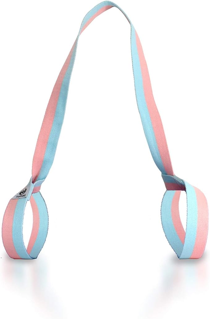 Tumaz Yoga Mat Strap [MAT NOT Included] (2 Sizes) with Extra Thick & Comfy Delicate Texture, Adjustable Yoga Mat Carrier-FlexoryFit