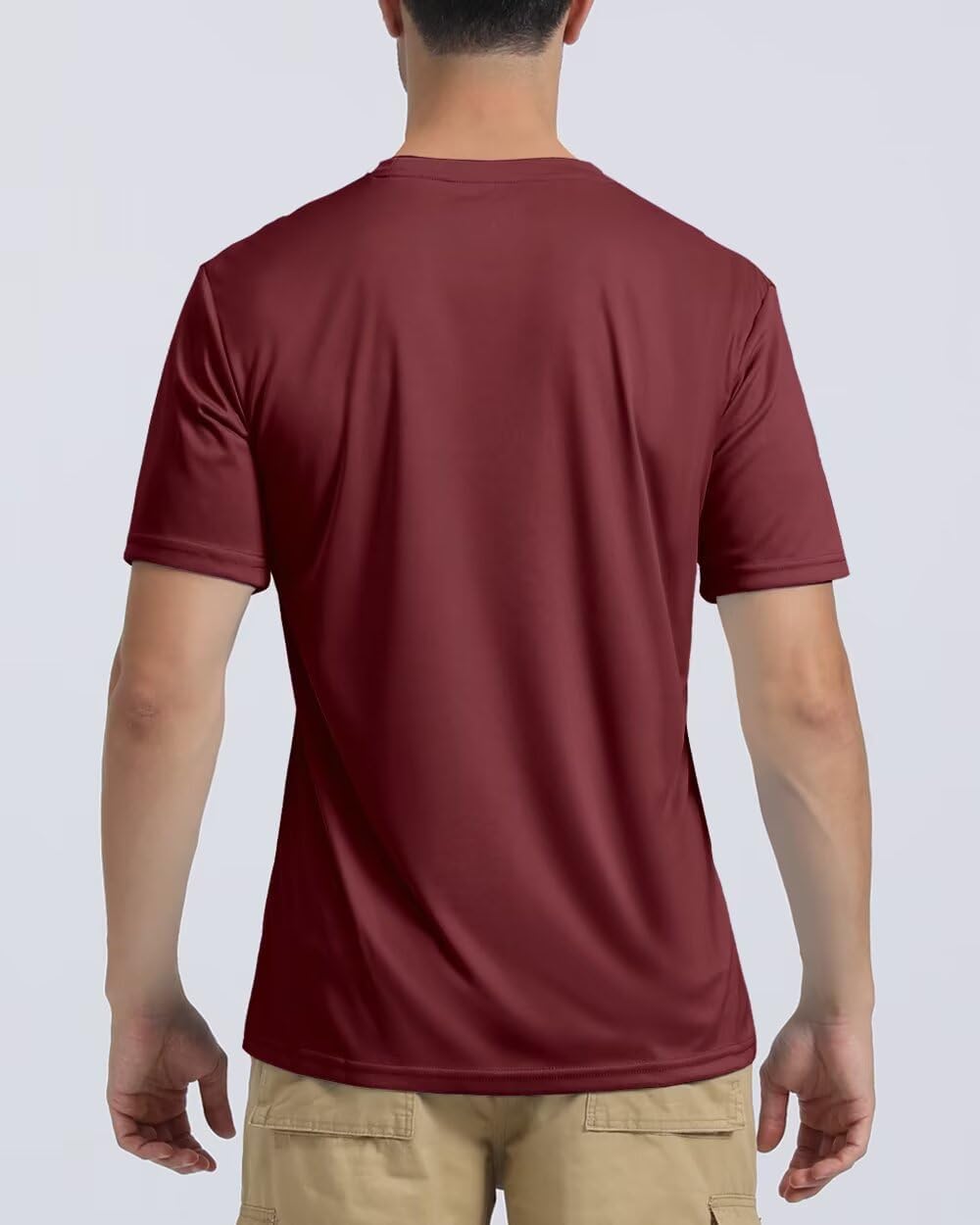 Boladeci Men's Swim Shirt Short Sleeve UPF 50+ Sun Protection SPF UV Moisture Wicking Lightweight Quick Dry Rash Guard