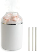 Portable USB Humidifier with 7-Color Mood Light | 280ml Quiet Mist for Bedroom, Office, Car | Auto Shut-Off & 8H Runtime (White)