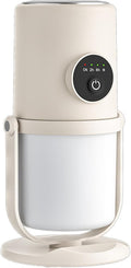 Cool Mist Humidifier, Quiet Two Mist Mode 300ML Bedroom Desk Humidifier Rechargeable USB Desktop Humidifier with Stand for Bedroom Travel Office Home (Beige)