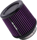 muge racing Universal 3 Inch 76mm Air Intake Filter Replacement Cone Air Filters Quality Dry Air Filter