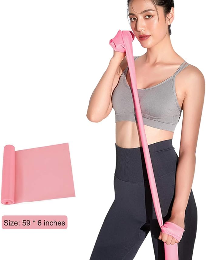 Resistance Bands, Elastic Exercise Bands for Working Out, Physical Therapy, Recovery, Yoga, Pilates, Strength Training-FlexoryFit