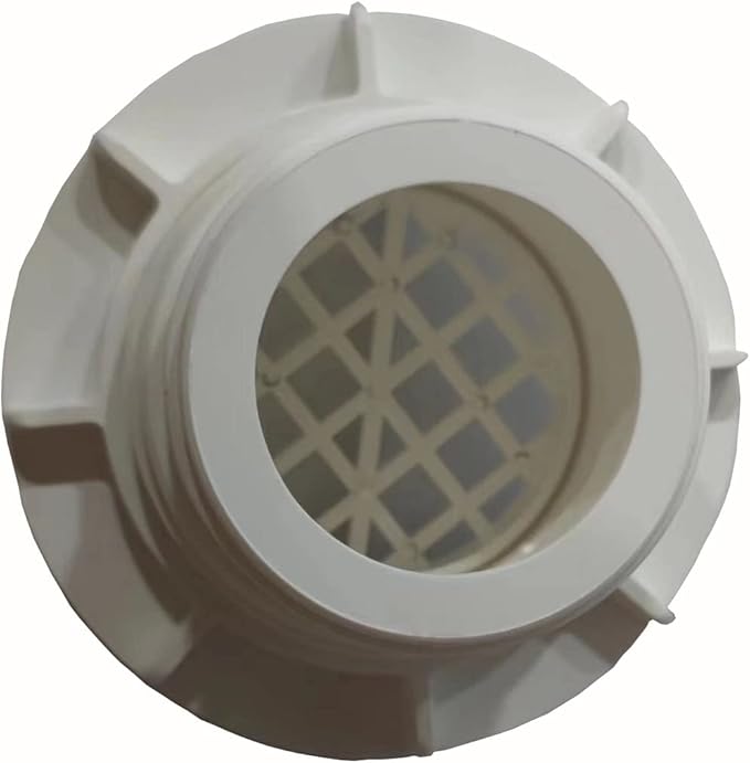 Threaded Inlet Strainer Kit Replacement for Above Ground Pool Setup and Pool Sand Filter Pump (with Filter Nut and Rubber Washer)