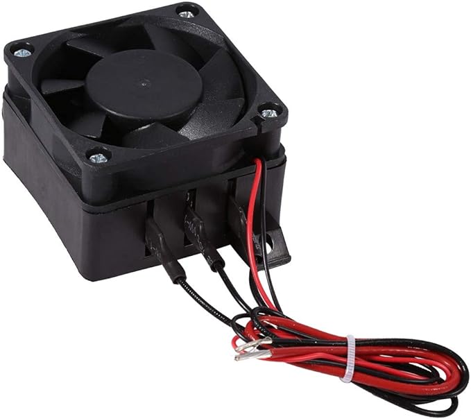 PTC Car Fan Air Heater, Energy Saving Air Heater Constant Temperature PTC Electric Fan Heater Heating Heaters for Car Small Space Heating Incubator(12V 150W)