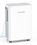 2000 Sq.Ft Dehumidifier for Basement, 30 Pints Dehumidifiers for Home with Drain Hose, 0.52 Gal Water Tank, Intelligent Humidity Control, Auto Shut Off, For Large Rooms and Home