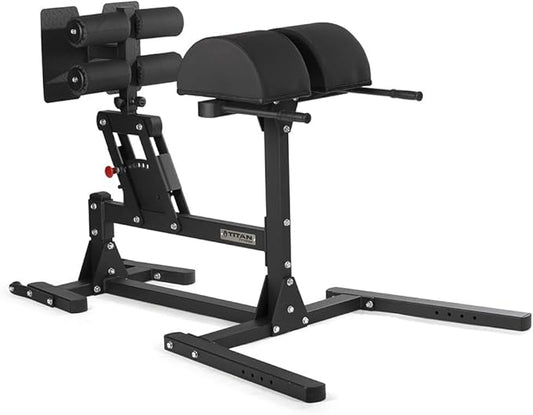 Titan Fitness Glute and Ham Developer, Adjustable GHD Machine, Comfortable Padding, Durable Steel Build, Workout Equipment for Commercial and Home Gym