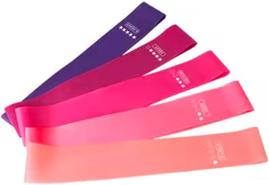 Resistance Bands Set for Women & Men – 5 Levels Latex Exercise Bands for Workout, Fitness, Home Gym, Yoga & Physical Therapy-FlexoryFit