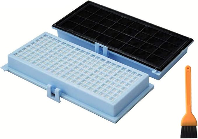 EZ SPARES 2Pcs Replacement for Miele Sf-ah30 S7000 Hepa Replacement Filter for Miele S624 S658 Canister, S7210 S7260 S7280 S7580 S768 Upright Vac Vacuum Cleaner