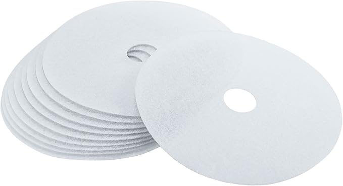 MECCANIXITY Universal Cloth Dryer Exhaust Filter, Cotton 235x37mm White for Clothes Dryer Filter Replacement Pack of 10