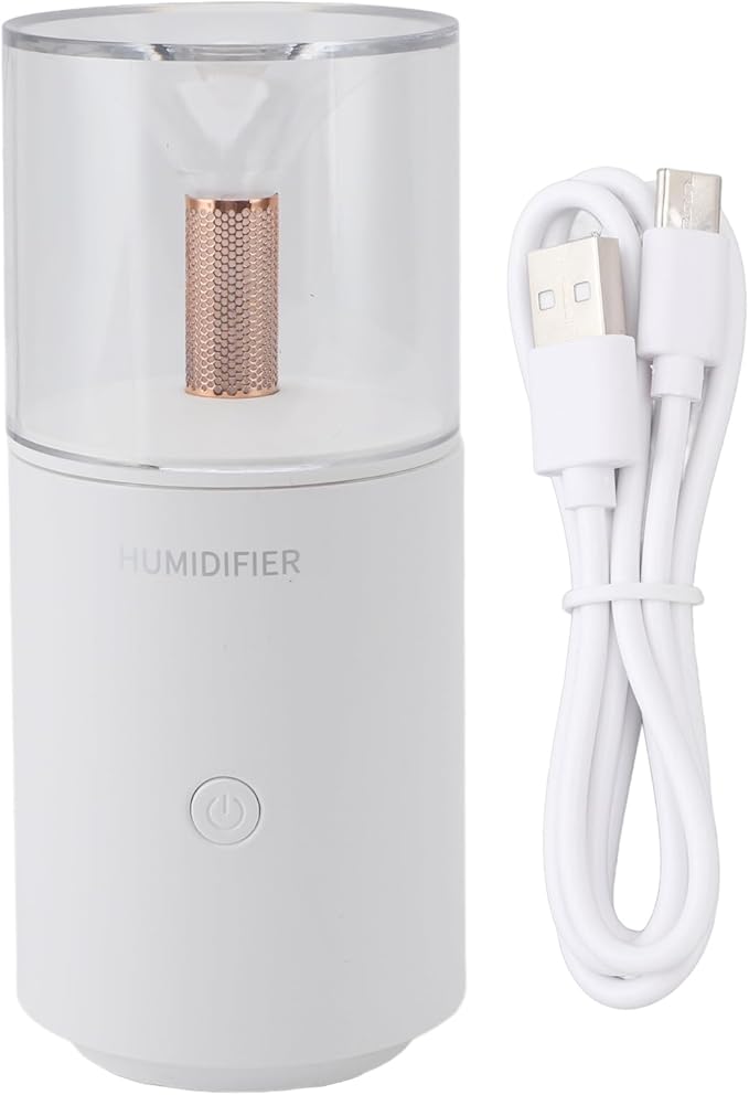 Car therapy Humidifier, Large Mist Volume Diffuser Humidifier Ambient Lighting Desktop USB Essential Oil Diffuser