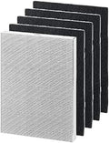 Nispira 9287101 True HEPA Activated Carbon Pre Filter Filter Replacement Compatible with Fellowes AeraMax 200 Purifier Model 190 200 DB55 DX55, 1 Set