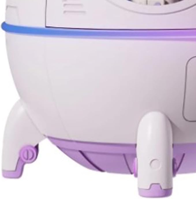 Mini Spaceship Shaped Humidifier with Night Light, USB Cute Humidifier Portable Household Ambient Light Humidifier US Plug