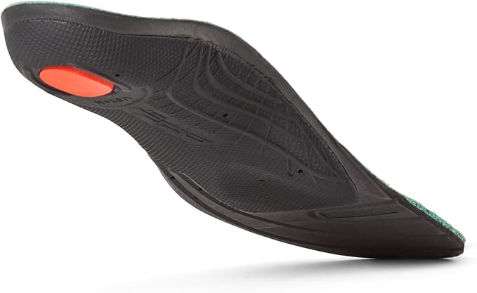 Icebug Comfort Insoles with Dynamic Arch Support, Charcoal Medium Arch, M 9/W 10.5-11