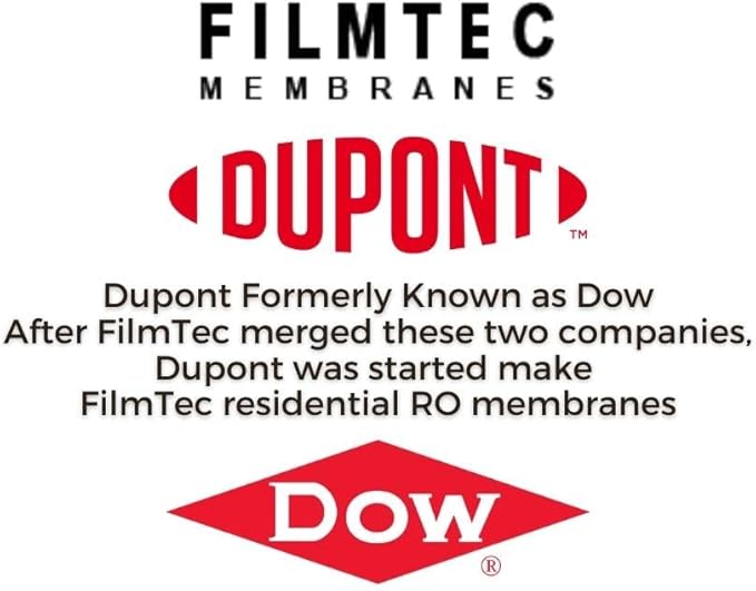 Dow FilmTec, TW30-1812-50HR 50 gpd TFC High Rejection Membrane for Undersink Reverse Osmosis (RO) System (Replaces Model TW30-1812-50)