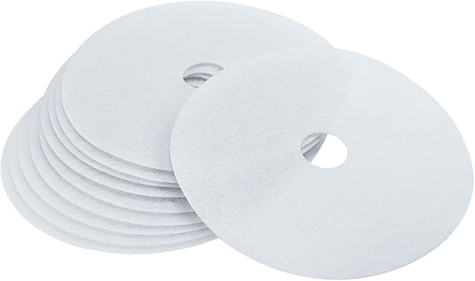 MECCANIXITY Universal Cloth Dryer Exhaust Filter, Cotton 260x40mm White for Clothes Dryer Filter Replacement Pack of 10