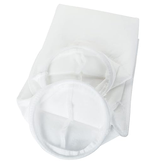 6 Pack Filter Socks 7 Inch Ring by 32 Inch Long 50 Micron Filter Bag, Felt Filter Socks for Aquarium, Industry, Chemical, Water Liquid Filter Bags