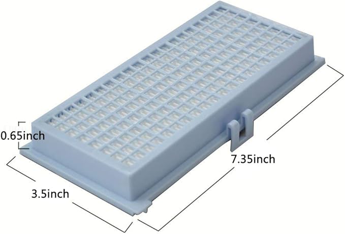 EZ SPARES 2Pcs Replacement for Miele Sf-ah30 S7000 Hepa Replacement Filter for Miele S624 S658 Canister, S7210 S7260 S7280 S7580 S768 Upright Vac Vacuum Cleaner
