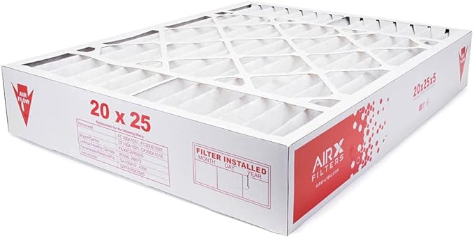 AIRx Filters 20x25x5 MERV 11 HVAC AC Furnace Air Filter Replacement for Honeywell FC100A1037 FC35A1027 CF200A1016, Allergy 2-Pack, Made in the USA