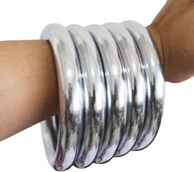 ZooBoo 2pcs Wing Chun Stainless Steel Training Rings (Pair) – Yeung Sau & Sticky Hand Strength Training for Wing Tsun, Siu Lum, and Kung Fu Practitioners-FlexoryFit