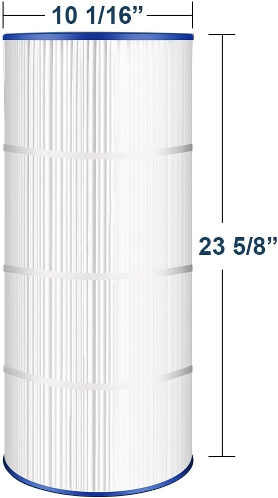 PLF100A Pool Filter Compatible with Unicel C-9410, Filbur FC-0686, Pentair Pool Filter R173215,CC100 Pool Filter Cartridge, 1 Pack