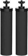 NSF/ANSI 375 Certified Water Filter, Replacement for Berkey® BB9®-2 Black Purification Elements and Berkey® Gravity Filter System, Pack of 2