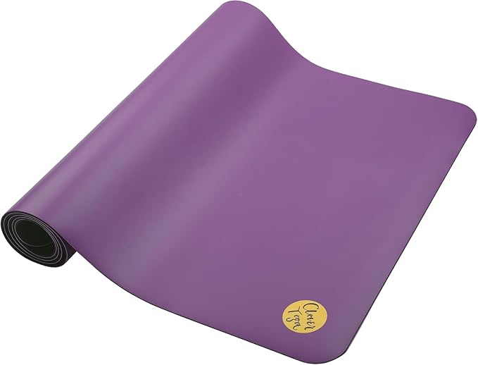 Clever Yoga Liquid Balance Thick Yoga Mat - Pro Exercise Yoga Mat with Non-Slip Surface for Home Gym, Earth-Friendly & Recyclable Pilates and Workout Pad Women & Men, 4.5 mm-FlexoryFit
