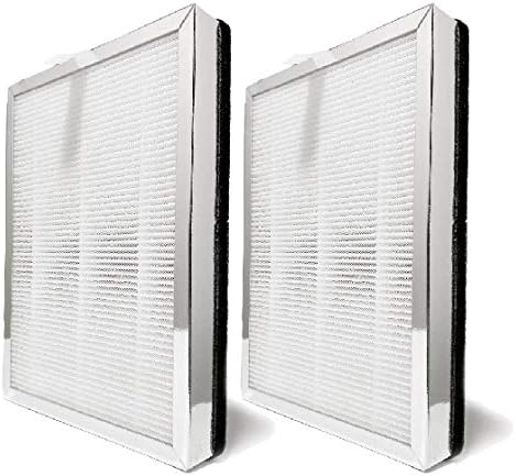 Nispira 25 True HEPA Activated Carbon Replacement Filter For MA Air Purifier 25 | Removes Smoke, Dust, Pollen | Size 9.75" x 6.75" x 1.40" | 2 Packs