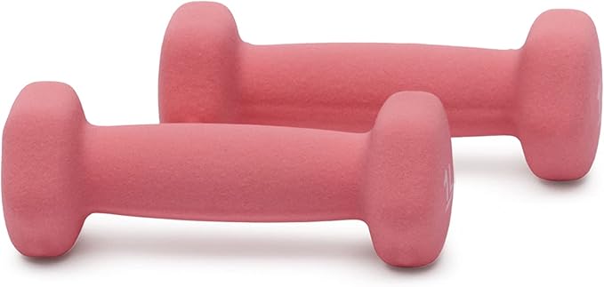 Amazon Basics Neoprene Dumbbell Hand Weights for Exercise and Muscle Toning-FlexoryFit