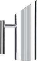 Stainless Steel Water Pitcher Jug with Ice Guard - 1L Cold Drinking Water Carafe with Handle for Home & Hotel