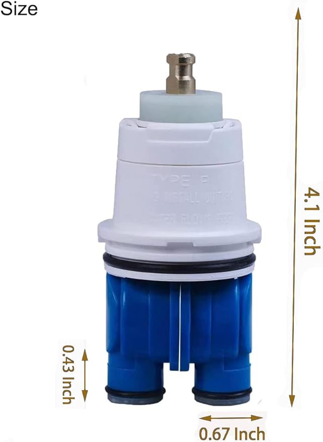 RP19804 Pressure Blance Shower Cartridge Assembly Replacement for 1300/1400 Series Tub and Shower, Fits Select Monitor Valves (1993~2007)-QLXAQLX