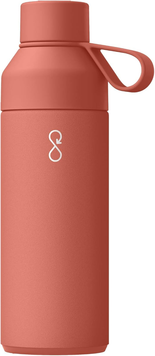 Ocean Bottle - Recycled Stainless Steel Bottle - Eco-Friendly & Reusable (Original 17 oz, Sahara Red)