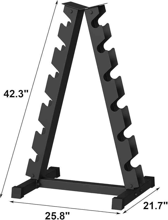 Premium Rubber Coated Hex Dumbbell Weight Set with Rack, Multiple Packages,210LB/350LB/450LB/550LB Set for Home Gym, Hand Weights for Muscle Toning, Strength Building & Full Body Workout-FlexoryFit