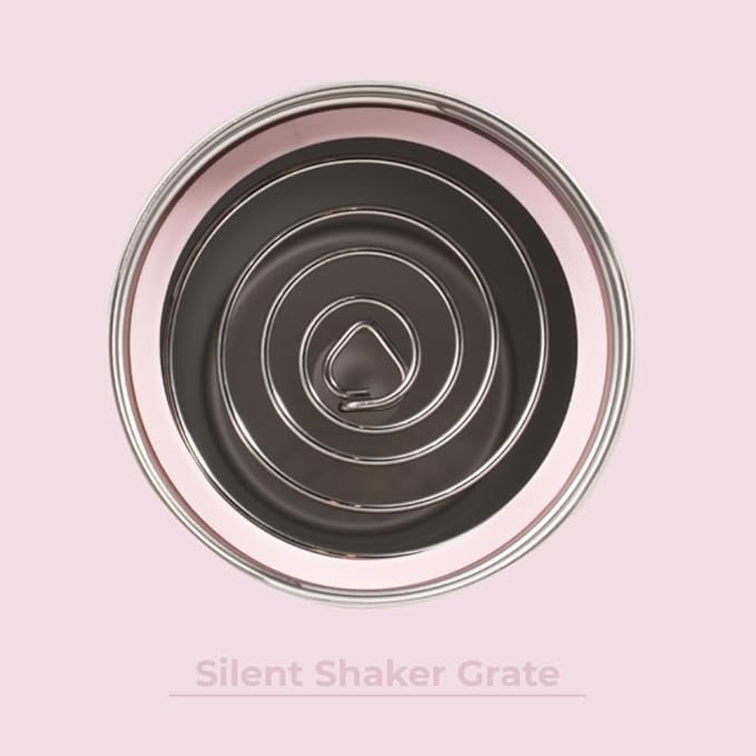 HydroJug 24 oz New Stainless Steel Shaker – Insulated, Leakproof, BPA-Free with Silent Mixing Grate – No Clumps, No Noise – Premium Shaker for Fitness, Sports & Everyday Use, Pink Sand