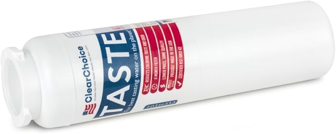 Clear Choice CLCH101 Refrigerator Water Filter Replacement Compatible Maytag Filter For Cost-Effective Alternative to Factory Original