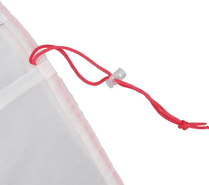 5 Gallons Brew Bag,160 Micro Reusable Straining Bag,Fine Mesh Bag Strainer Bag Wine Making Supplies,Multi Purpose Food Grade Filter Bag for Fruit Cider,Nut Milk,Cold Brew, Home Brewing