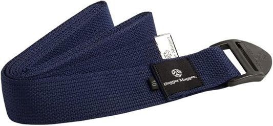 Hugger Mugger Cinch Cotton Yoga Strap - Super Strong Cotton, Quiet Cinch-Style Buckle, Long Length Great for Taller People-FlexoryFit