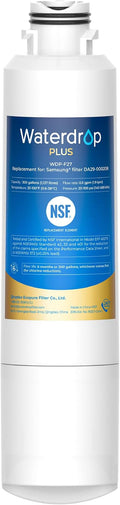 Waterdrop Plus DA29-00020B 𝐍𝐒𝐅 𝟒𝟎𝟏 𝐂𝐞𝐫𝐭𝐢𝐟𝐢𝐞𝐝 Water Filter, Reduce 𝐏𝐅𝐎𝐀/𝐏𝐅𝐎𝐒, Replacement for Samsung® Water Filter HAF-CIN, HDX FMS-2, RF28HMEDBSR, 1 Filter (Package May Vary)