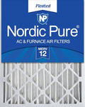 Nordic Pure 16x25x4 Pleated MERV 12 Air Filter 1 Pack by NordicPure