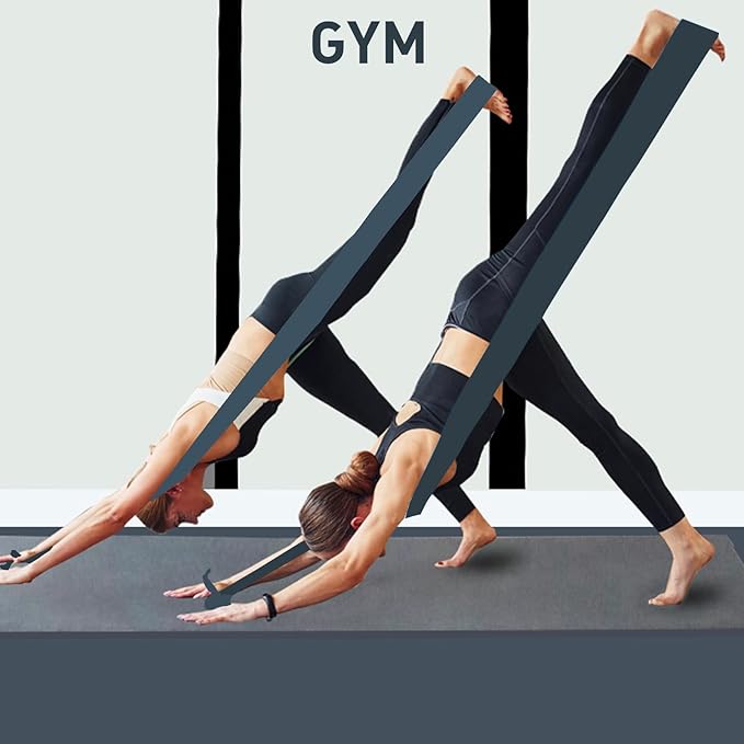 Resistance Bands,Professional Long Non-Latex Elastic Stretch Bands,Exercise Bands for Physical Therapy, Yoga, Pilates, Rehab, at-Home or The Gym Workouts, Strength Training-FlexoryFit