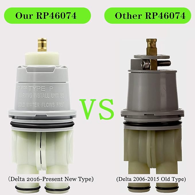 RP46074 Shower Cartridge for Shower and Tub 13/14 Series, Monitor Shower Parts,Single-handle MulitChioce Universal Valve Cartridge Assembly Water Cartridge-QLXAQLX