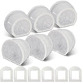 6+6 Pack Cat Water Fountain Replacement Carbon Filter Compatible with PetSafe Drinkwell Ceramic & Stainless Steel Pet Fountains for Cat Dog Water Dispensers with Replacement Foam Filters