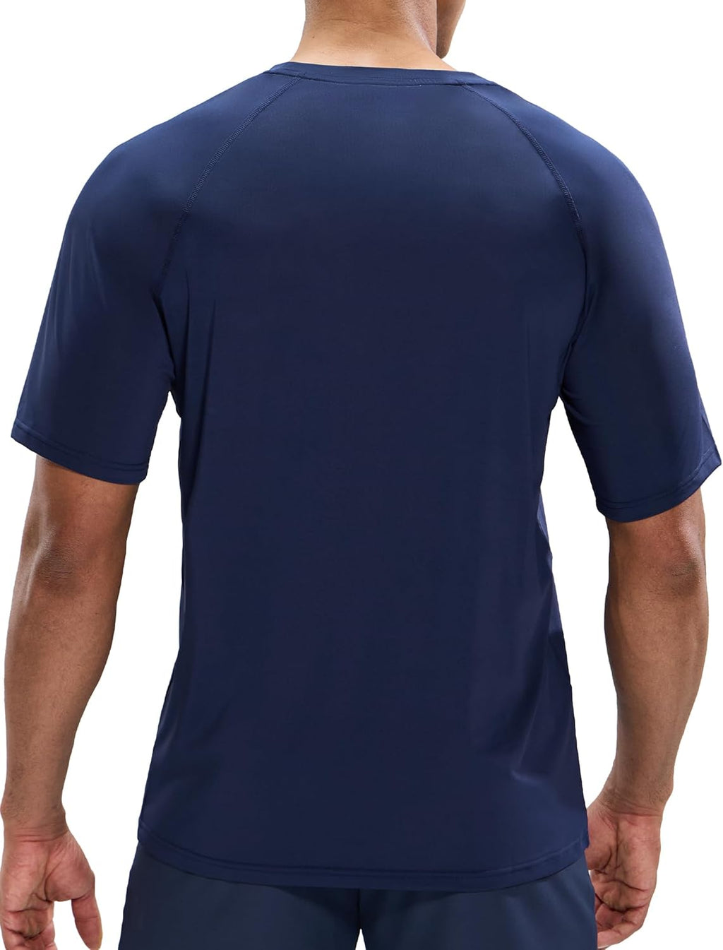 MIER Men's Dry Fit Workout T-Shirts Athletic Running Tee Short Sleeve Crew Neck Gym Tops, Polyester, Moisture Wicking