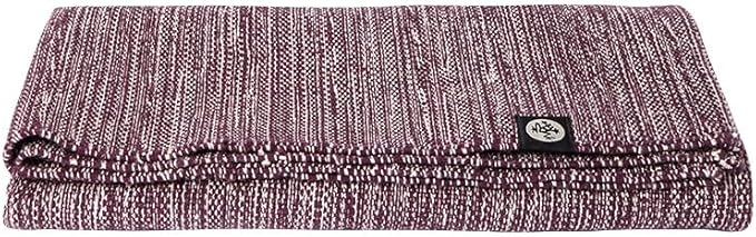 Manduka Shala Yoga Rug 71" - Outdoor Yoga & Meditation | Foldable & Machine Washable | Natural Cotton | Handmade | 71 x 26 inches | Indugle-FlexoryFit
