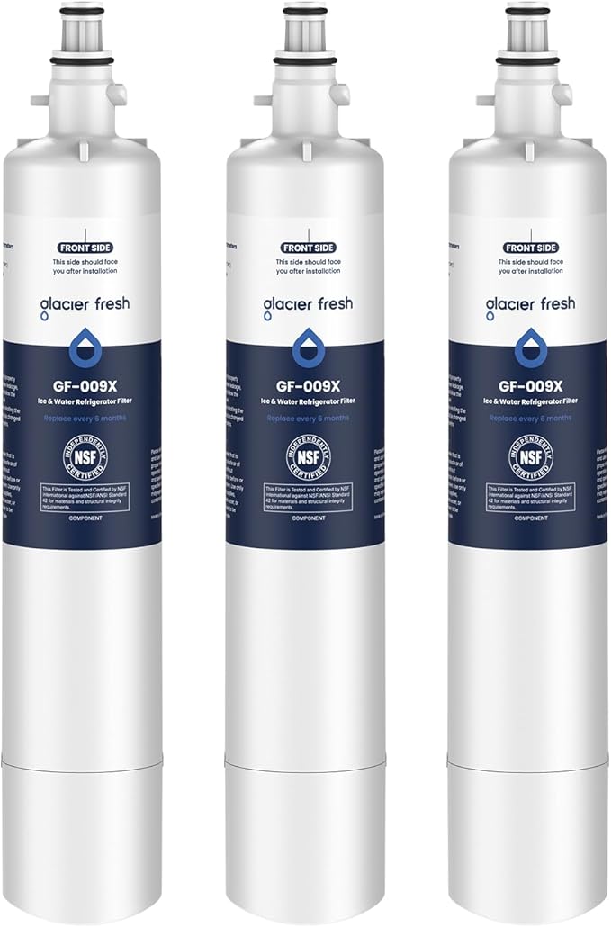 GLACIER FRESH Replacement for RPWFE, RPWF Refrigerator Water Filter, Compatible by GLACIERFRESH