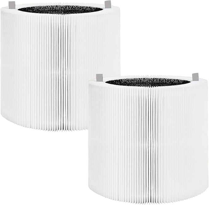 F2 max Replacement Filter For 211i Max Compatible With Blueair Blue Pure 211i Air Purifier Filter, H13 True HEPA 2-Pack