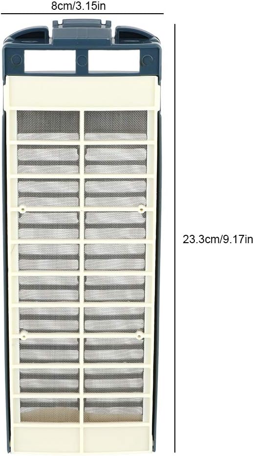 2 pcs Washing Machine Filter Trap, Drain Systems Discharge Hoses Washing Machine Laundry Filter Box Replacement Filter Mesh for Washing Machine XQB52-28DS XQB45-L61 Defult