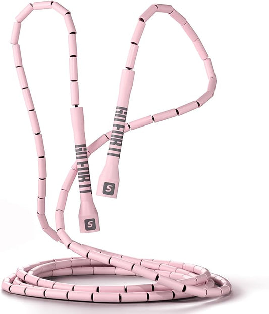 Sportbit Elite Beaded Jump Rope - Adjustable Speed Rope for Fitness, CrossFit, Boxing - Tangle-Free, Lightweight-FlexoryFit