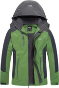 Diamond Candy Men's Hooded Waterproof Jacket Lightweight Rain Jacket Outdoor Casual Sportswear