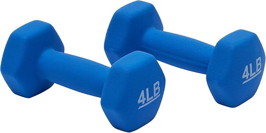 Amazon Basics Neoprene Dumbbell Hand Weights for Exercise and Muscle Toning-FlexoryFit